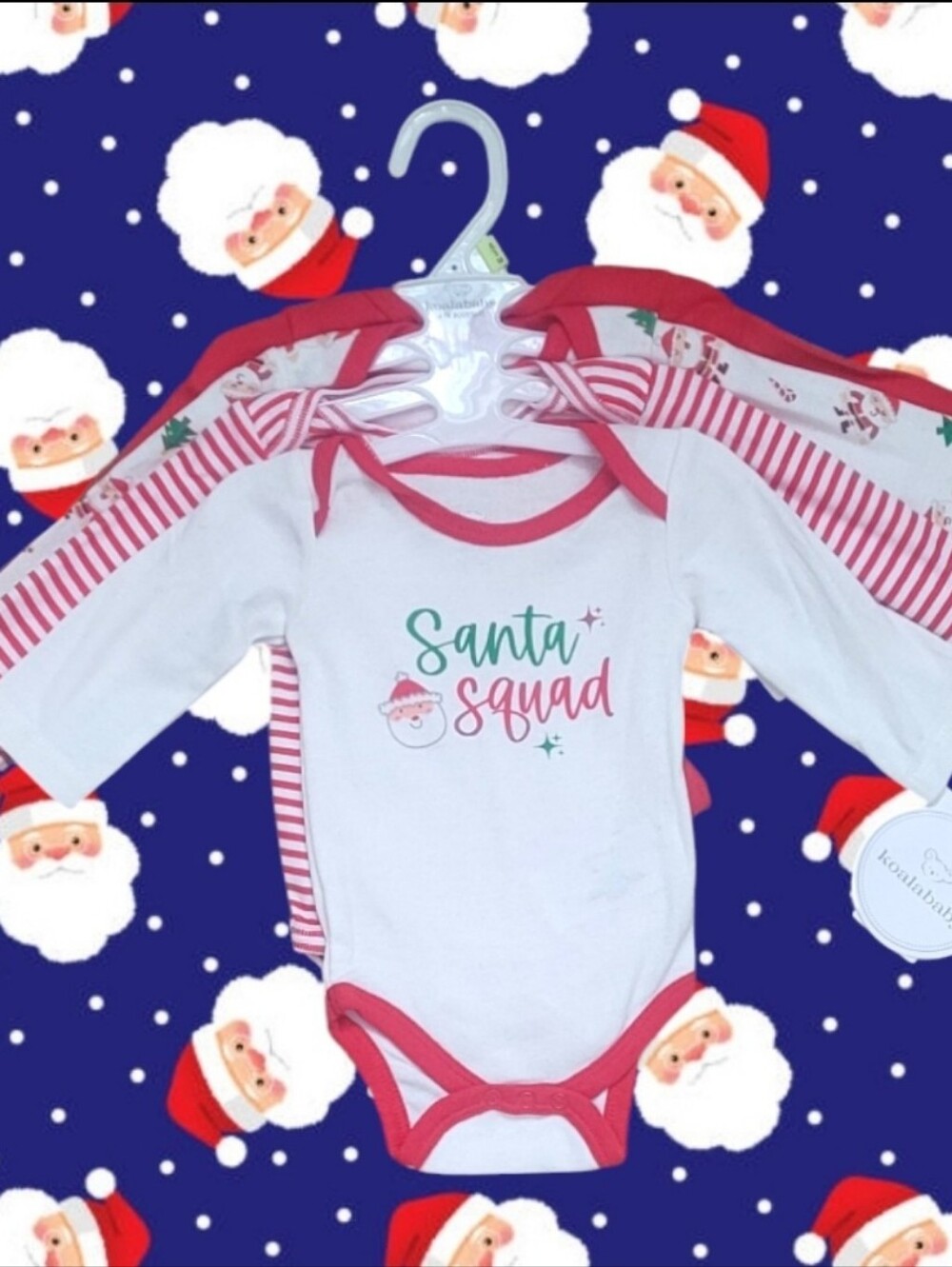 Koalababy Unisex Christmas 4-Piece Onsies Set